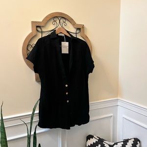 COVERUP/ROMPER in black size XL (fits more like M/L). NWT